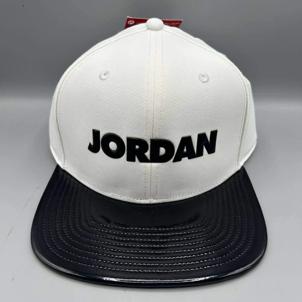 Air Jordan Hat Men White Black Embroidered Jumpman Snap Back Cap New